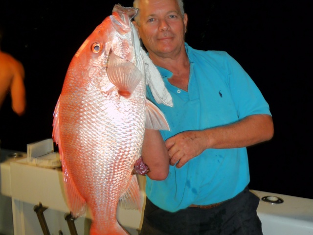 My first genuine red snapper with Capt. Yuri